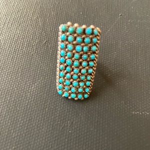 Native American Silver & Turquoise Ring